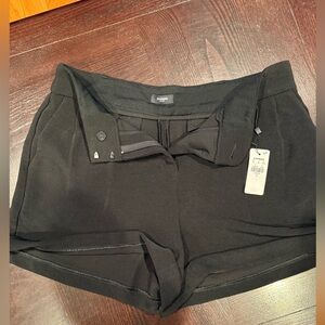 Express High Waist Black Shorts